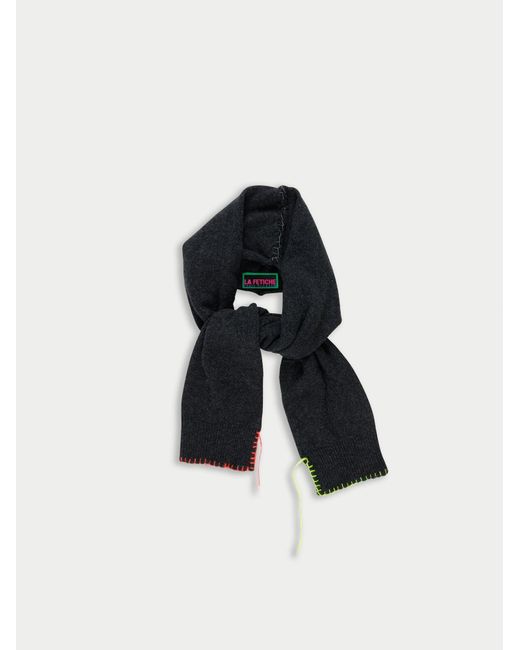 La Fetiche Blue Kiki Hooded Sweater Scarf