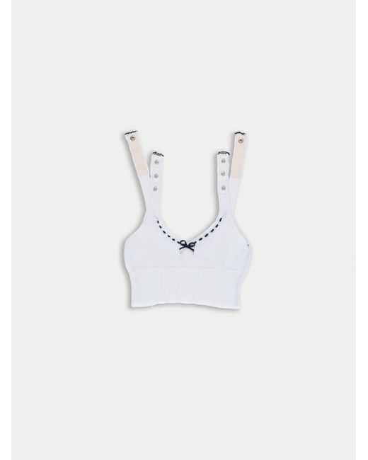 La Fetiche Multicolor Josephine Knitted Bralette