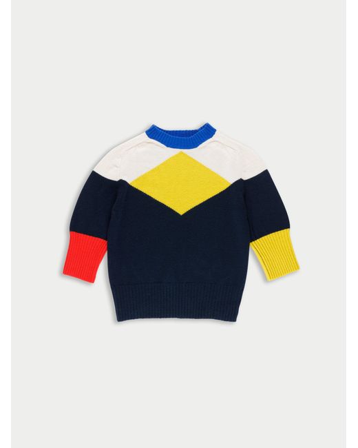 Women's Blue Perriand Intarsia Jumper