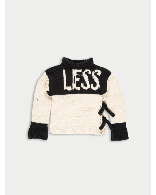 Women's Black Thomas Hand Knitted Drop Stitch Jumper