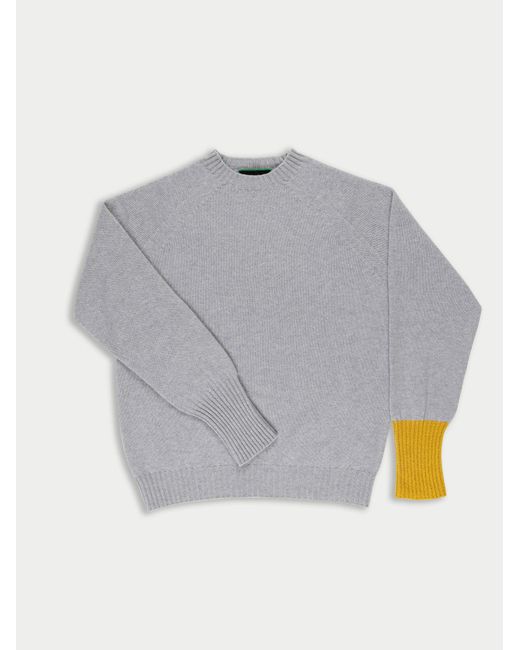 Women's Grey Bryan Oversized Lambswool Jumper