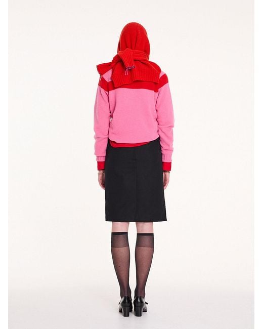 La Fetiche Pink Ossie Traditional Seam Free Sweater
