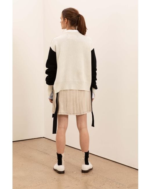 La Fetiche Black Twiggy Traditional Hand Pleated Mini Kilt Made With Japanese Fabric