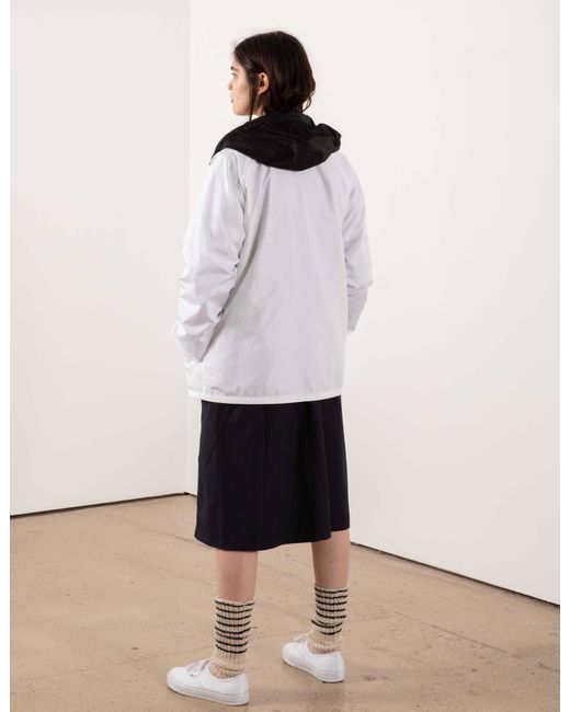 La Fetiche White Lil Nylon Parka