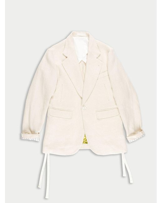 La Fetiche Natural Helmut Menswear Styled Jacket