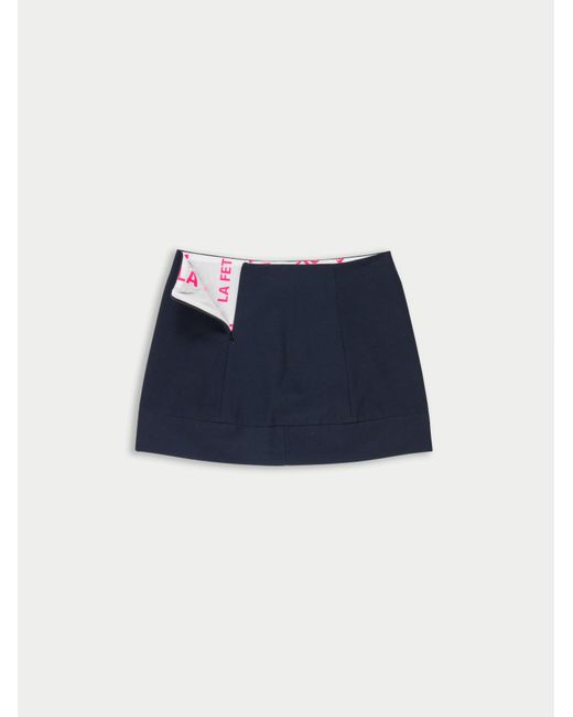 La Fetiche Blue Avril Mini Skirt