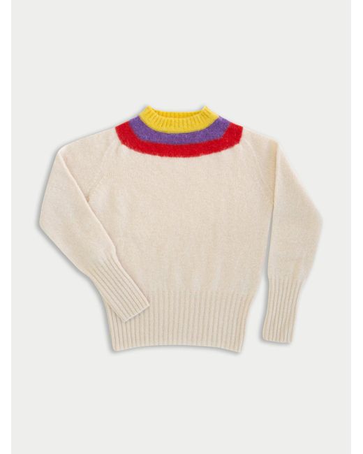 La Fetiche Pink Sophie Brushed Crew Neck Sweater