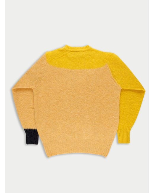 La Fetiche Yellow Eva Brushed Sweater