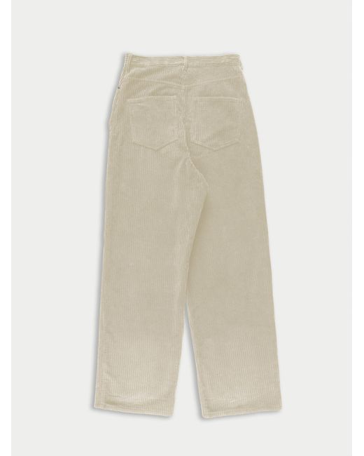 La Fetiche White Juergen Corduroy Boyfriend Jean