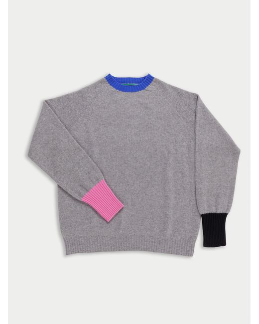 La Fetiche Gray Bryan Lambswool Sweater