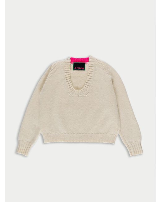 La Fetiche Natural Ed Loose Fit Sweater