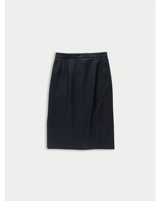 La Fetiche Blue Hendri A-Line Pencil Skirt