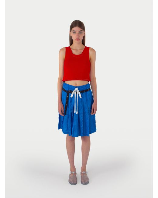 La Fetiche Red Axel Vest Top