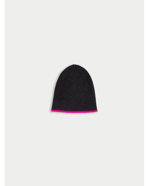 La Fetiche Black Mikey Ribbed Beanie