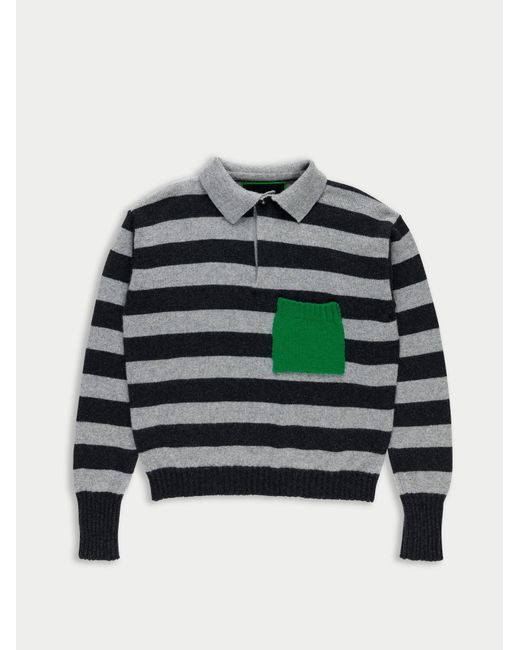 La Fetiche Multicolor Winifred Striped Rugby Sweater