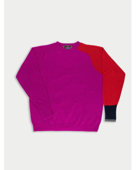 La Fetiche Pink Percy Oversized Lambswool Sweater
