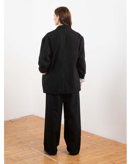 La Fetiche Black Annie Menswear Styled Jacket