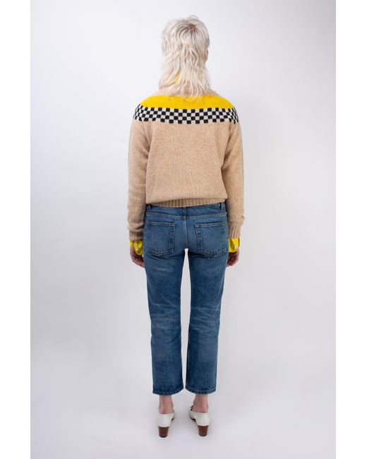 La Fetiche Blue Kate Cropped Denim Jeans