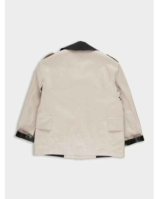 La Fetiche Pink Malevich Fully Reversible Oversized Donkey Jacket