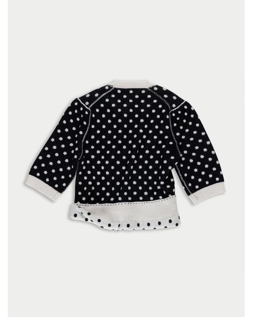 La Fetiche Black Wallis Short Sleeve Sweater