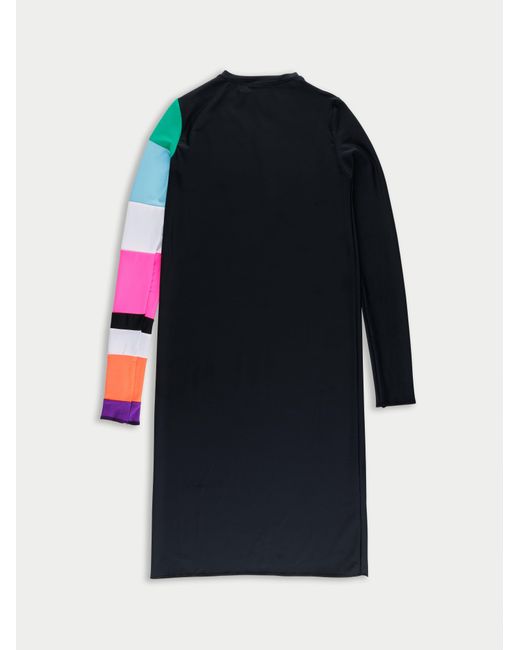 La Fetiche Black Suzan Lycra T-Shirt Dress
