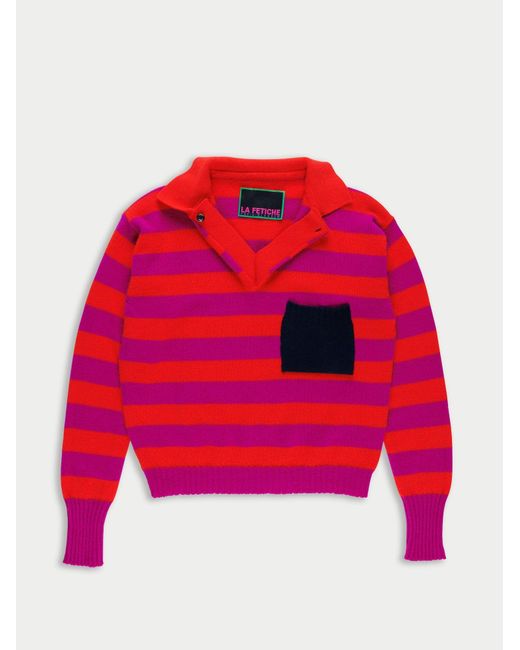 La Fetiche Winifred Striped Rugby Sweater