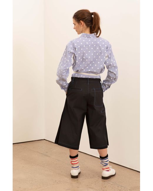 La Fetiche Blue Nico Cotton Poplin Shirt
