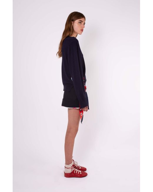 La Fetiche Blue Avril Mini Skirt