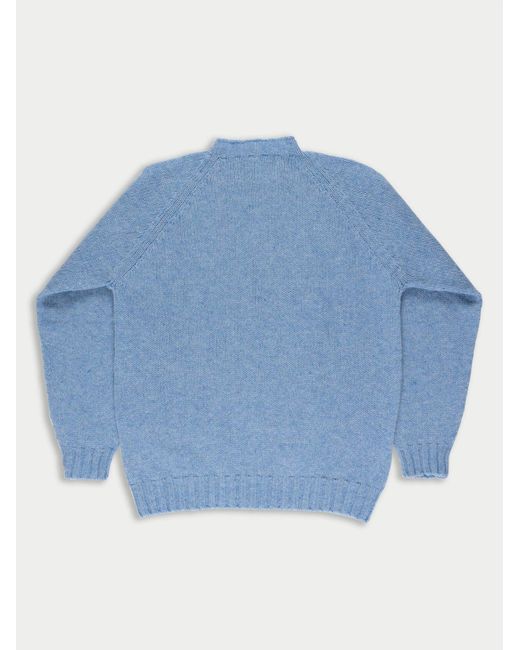 La Fetiche Blue Barney Oversized Menswear Sweater