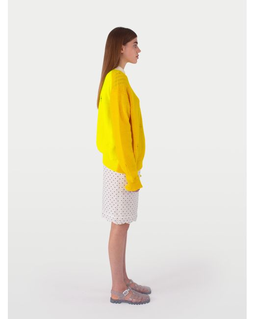 La Fetiche White Piano Slip Skirt