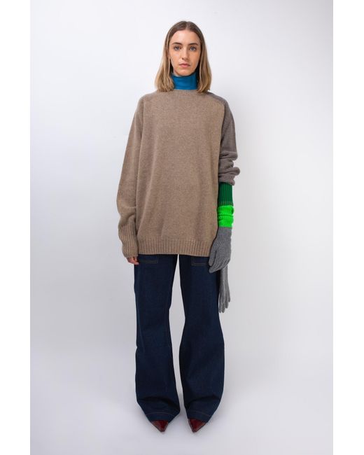 La Fetiche Natural Percy Oversized Menswear Sweater