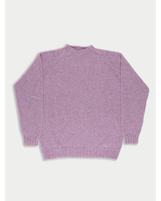 La Fetiche Purple Barney Oversized Menswear Sweater