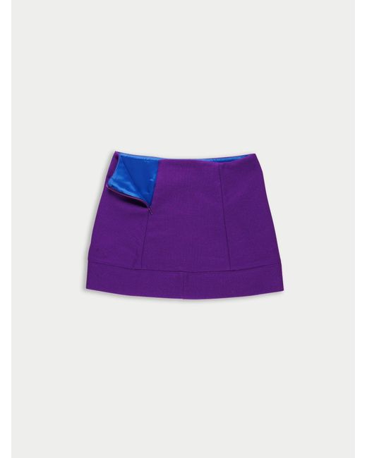 La Fetiche Purple Avril Mini Skirt