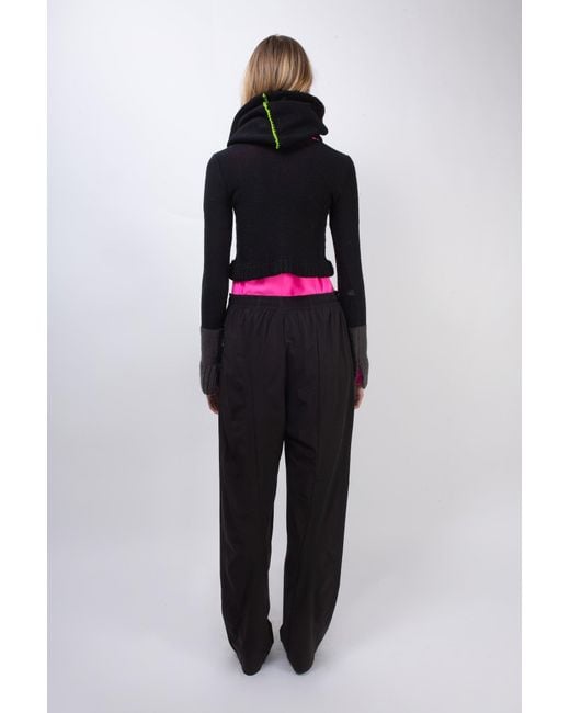 La Fetiche Black Kiki Hooded Scarf