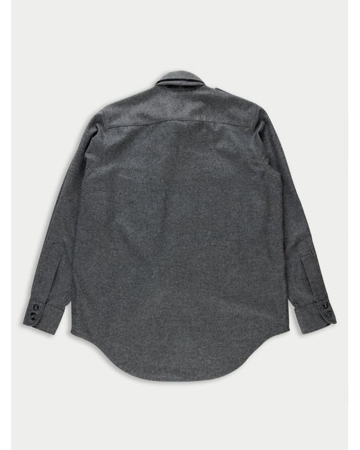 La Fetiche Gray Loic Military Syle Shirt