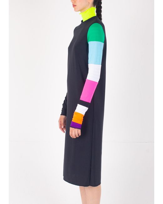 La Fetiche Black Suzan Lycra T-Shirt Dress