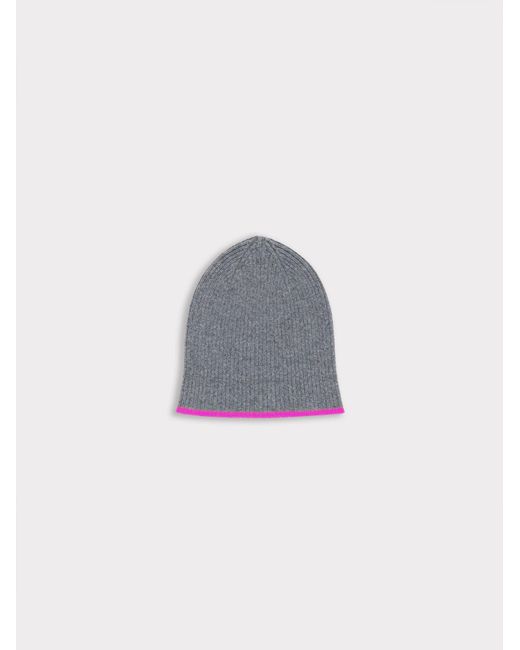 La Fetiche Blue Mikey Ribbed Beanie