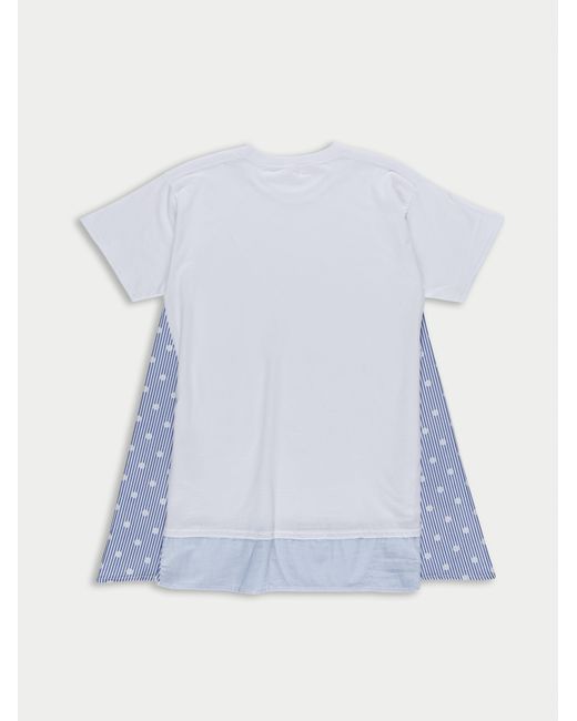 La Fetiche Blue Florence Short Sleeve T-Shirt Dress