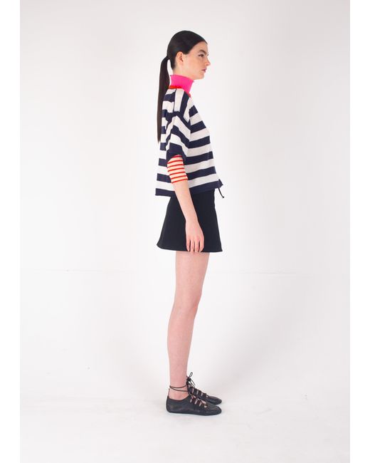 La Fetiche Red Elio Striped T-Shirt