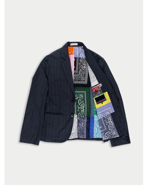 La Fetiche Blue Annie Menswear Tailored Jacket