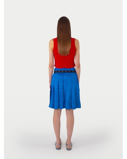 La Fetiche Red Axel Vest Top
