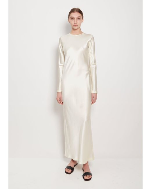La Collection Natural Jacqueline Satin Silk Dress