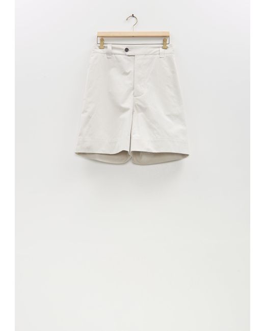 Margaret Howell White Cotton Relaxed Shorts