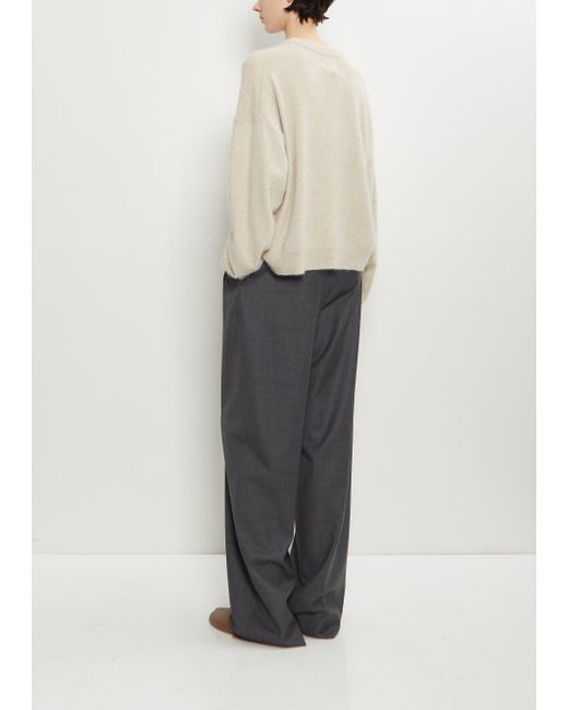 Loulou de Saison White Cove Wool Wide Pants