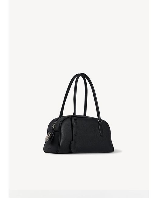 The Row Black E/w India Grained Leather Bag, Small