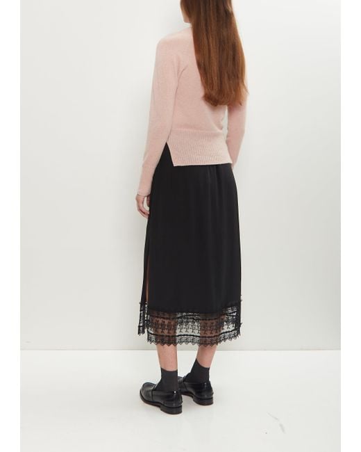 Simone Rocha Black Embellished Cashmere Scoop Neck Sweater