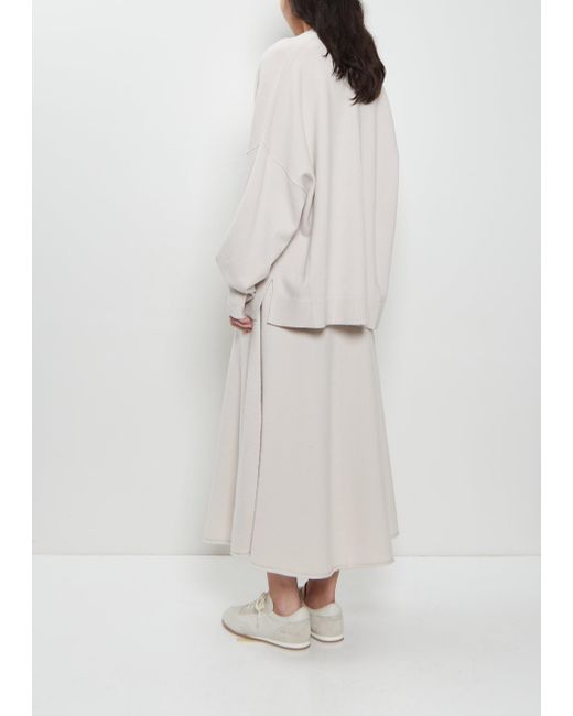 Extreme Cashmere White N°24 Tokio Stretch Cashmere Cardigan