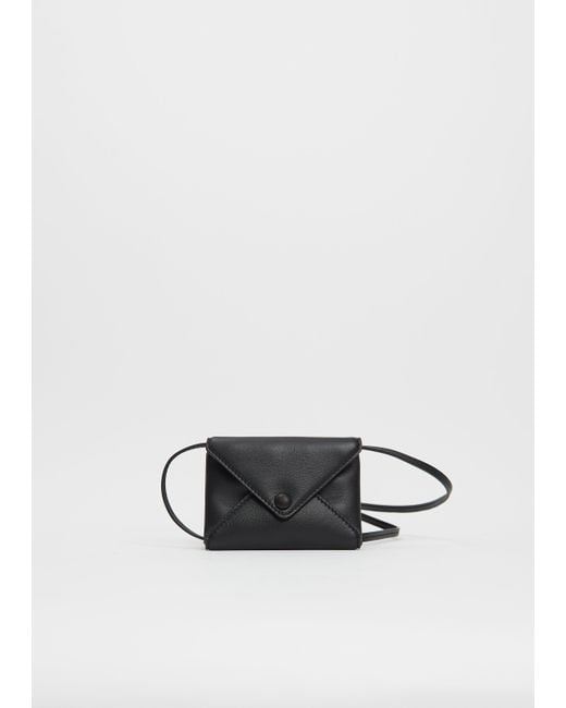 The Row White Mini Leather Envelope