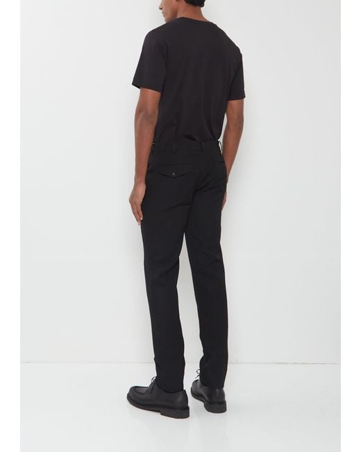 Comme des Garçons Blue Straight Wool Pants