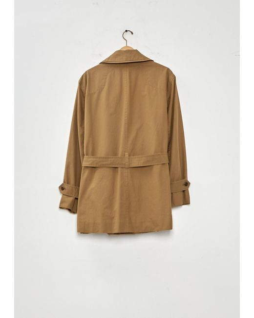 Lemaire Natural Cropped Cotton Trench